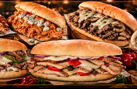 cheesesteak varieties pizza buffalo chicken breakfast bbq classic chipotle